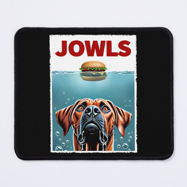 Item preview, Funny Rhodesian Ridgeback and Hamburger Parody Jowls Dog Lover designed and sold by Kimberley King Art King Art.