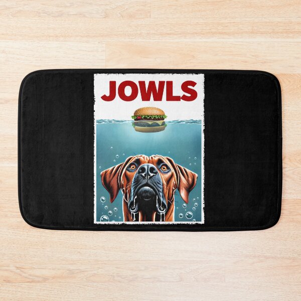 Item preview, Funny Rhodesian Ridgeback and Hamburger Parody Jowls Dog Lover designed and sold by Kimberley King Art  King Art.