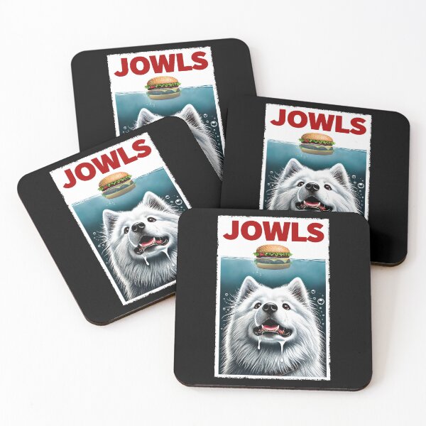 Item preview, Funny Samoyed and Hamburger Parody Jowls Dog Lover designed and sold by Kimberley King Art  King Art.