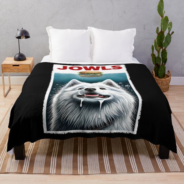 Item preview, Funny Samoyed and Hamburger Parody Jowls Dog Lover designed and sold by Kimberley King Art  King Art.