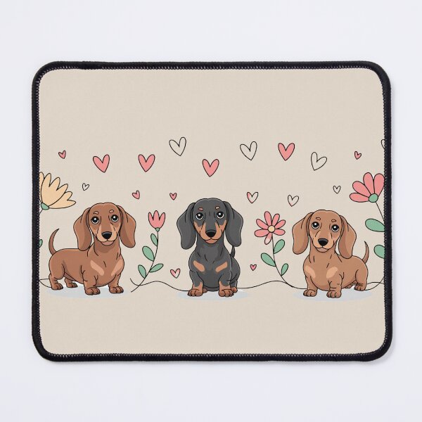 Item preview, Cute Dachshund Puppies, Adorable Wiener Dog Mum or Dad designed and sold by madtoyman.