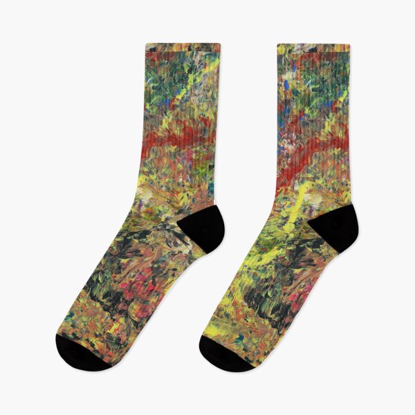Item preview, Art by Mike in 70s style colorful and pop abstract colorful cosmos fire designed and sold by allartbymike.