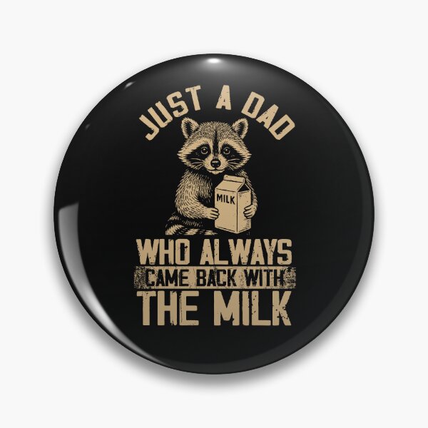 Item preview, Dad With The Milk Father's Day Funny Gift Racoon Lover designed and sold by alenaz.