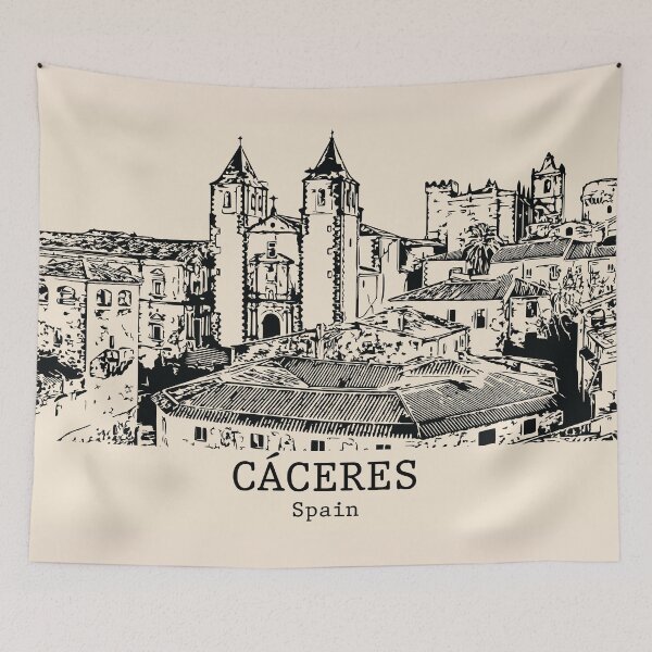 Item preview, Cáceres - Spain designed and sold by Lakeric Cityscapes.
