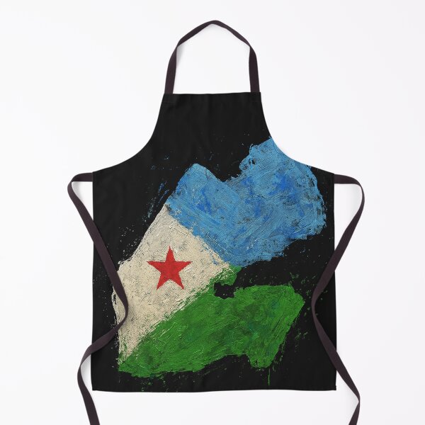 Item preview, Painted Djibouti flag designed and sold by ilakz.