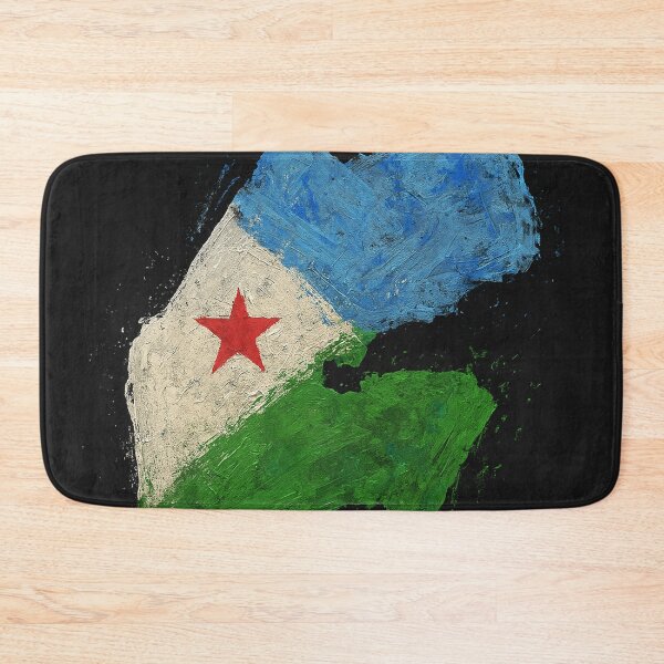 Item preview, Painted Djibouti flag designed and sold by ilakz.