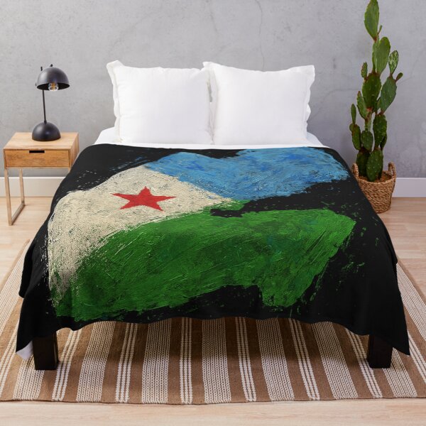 Item preview, Painted Djibouti flag designed and sold by ilakz.