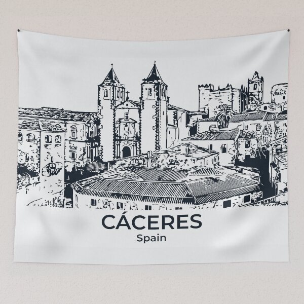 Item preview, Cáceres - Spain designed and sold by Lakeric Cityscapes.