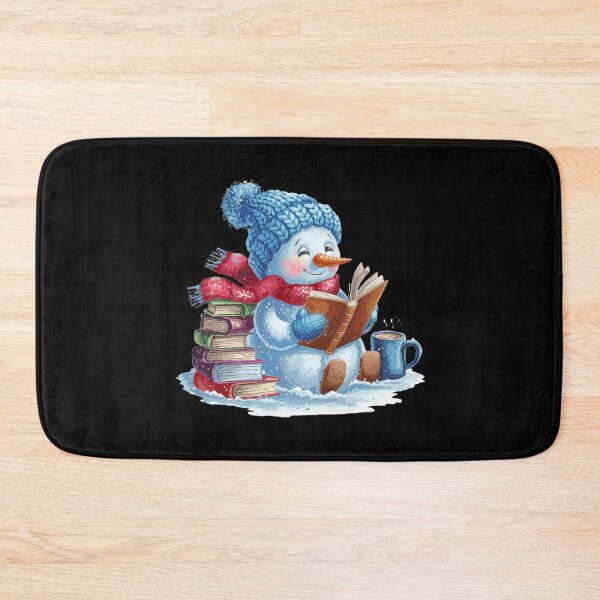Item preview, Cute Winter Snowman Reading Books – Cozy Christmas Illustration for Book Lovers designed and sold by love3617.