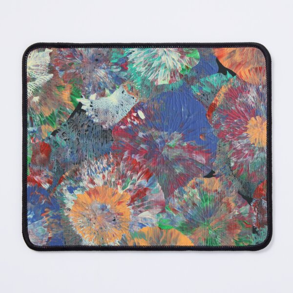 Item preview, Art by Mike in 70s style colorful and pop abstract colorful cosmos fire designed and sold by allartbymike.