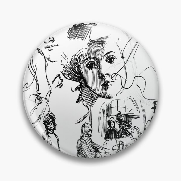 Item preview, Sketchbook drawings from 1905. Original art. Alfred Edelfelt. designed and sold by Shoot-The-Moon.