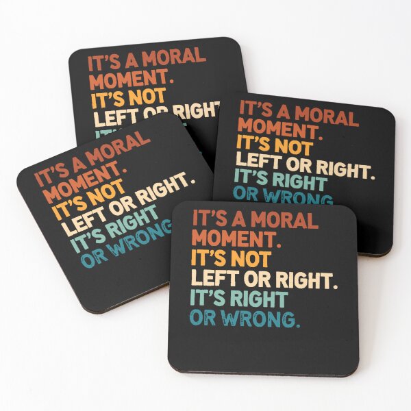 Item preview, It's A Moral Moment It's Not Left Or Right It's Right Or Wrong, Cory Booker 2025 designed and sold by Hoahip.