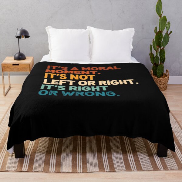Item preview, It's A Moral Moment It's Not Left Or Right It's Right Or Wrong, Cory Booker 2025 designed and sold by Hoahip.
