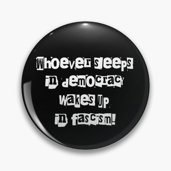 Item preview, Sleeping in democracy, white font for dark background designed and sold by Demogeld.