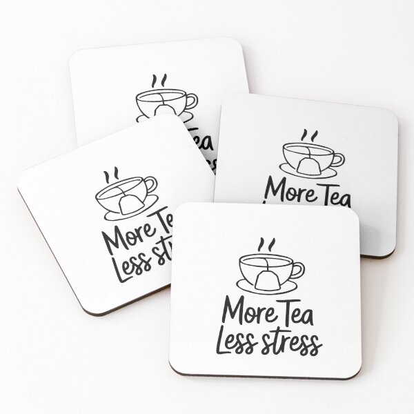 Item preview, More Tea Less Stress – Calm & Cozy Tea Lover designed and sold by artcultreone.