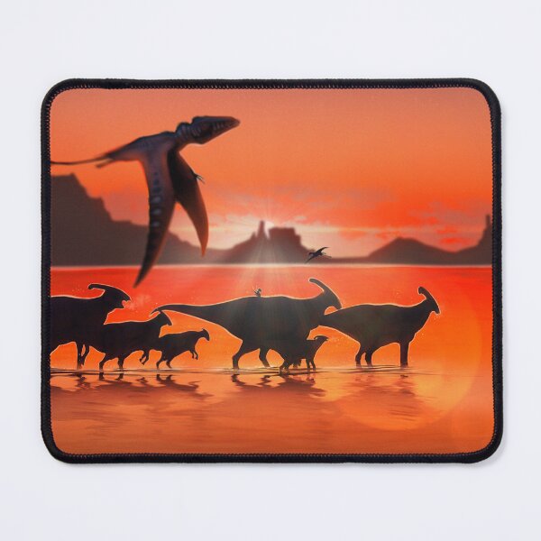 Item preview, Parasaurolophus migration designed and sold by ValkArtwork.