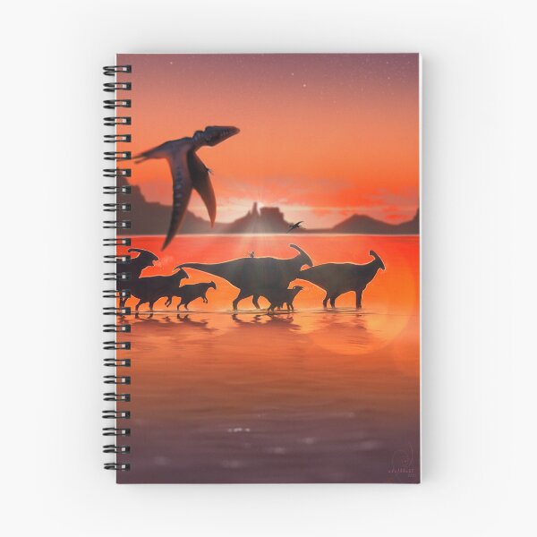 Item preview, Parasaurolophus migration designed and sold by ValkArtwork.