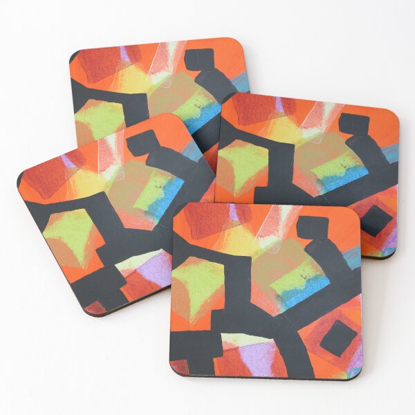 Item preview, Art by Mike in 70s style colorful and pop color areas designed and sold by allartbymike.