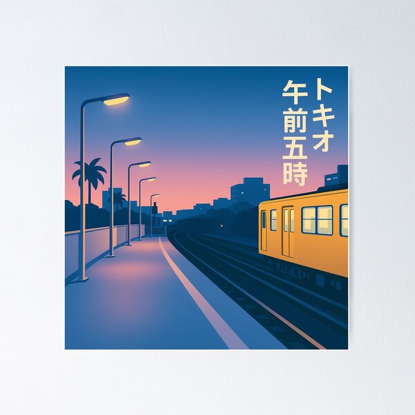 Item preview, Aesthetic Japanese City Pop designed and sold by Arcane Whiskers.