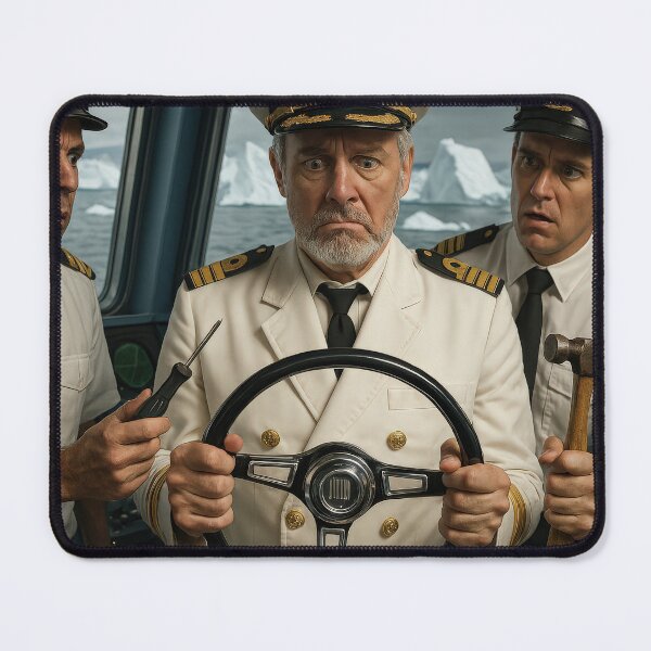 Item preview, Confused Cruise Captain designed and sold by Randy Turnbow.