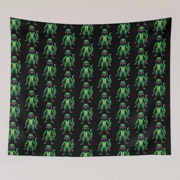 Item preview, Ninja Wearing Dinosaur Costume Halloween Cosplay T-Rex designed and sold by Artistoos.