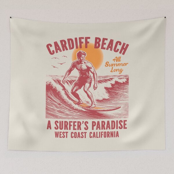 Item preview, Cardiff Beach Surfers Paradise Encinitas San Diego California designed and sold by eclecTEEq.