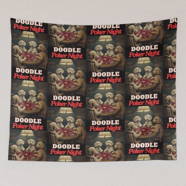 Item preview, Doodle Poker Night designed and sold by PoodleDoodles4U.