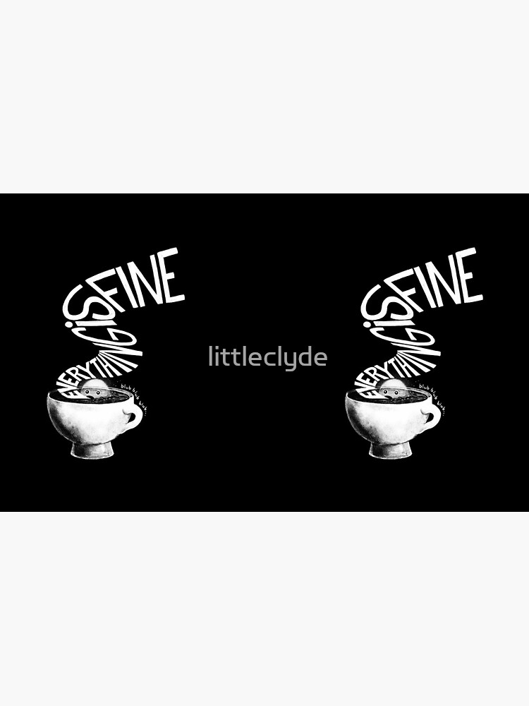 Thumbnail 4 of 4, Coffee Mug, Everything is Fine - Existential Dead designed and sold by littleclyde.