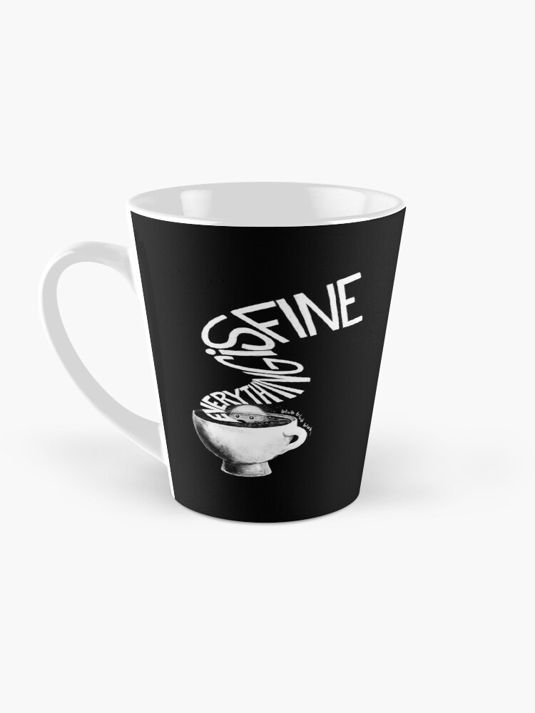 Thumbnail 3 of 4, Coffee Mug, Everything is Fine - Existential Dead designed and sold by littleclyde.