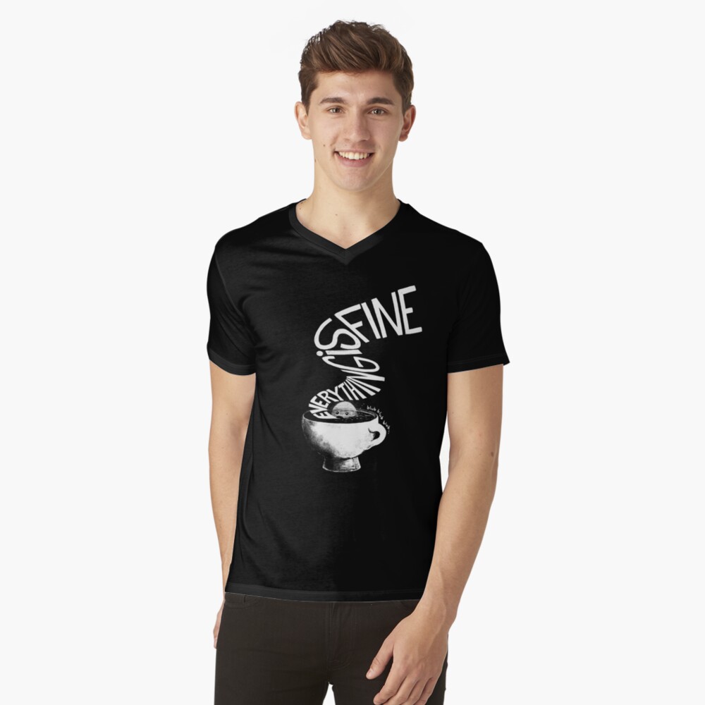 Item preview, V-Neck T-Shirt designed and sold by littleclyde.