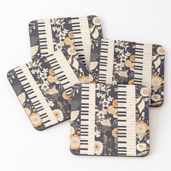 Item preview,  Flowery piano keys and keyboard sounds designed and sold by ModHaven.