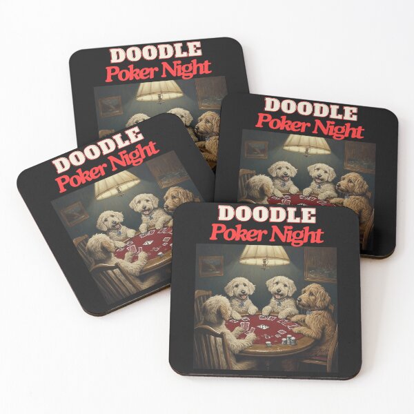 Item preview, Doodle Poker Night designed and sold by PoodleDoodles4U.