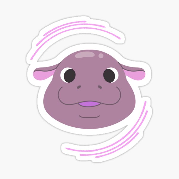 Item preview, Pygmy Hippo - Cute Face  designed and sold by Mirsh-design.