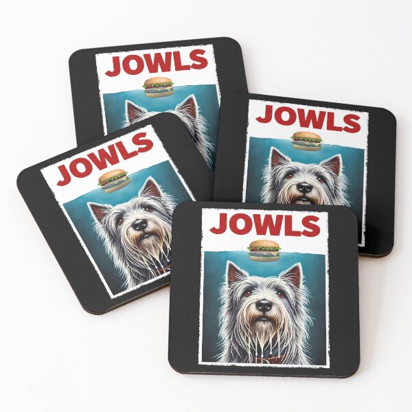 Item preview, Funny Skye Terrier and Hamburger Parody Jowls Dog Lover designed and sold by Kimberley King Art  King Art.