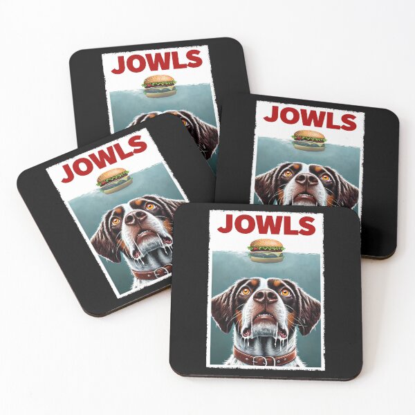 Item preview, Funny Small Munsterlander Pointer and Hamburger Parody Jowls Dog Lover designed and sold by Kimberley King Art  King Art.