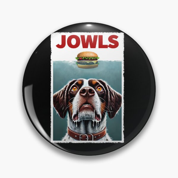 Item preview, Funny Small Munsterlander Pointer and Hamburger Parody Jowls Dog Lover designed and sold by Kimberley King Art  King Art.