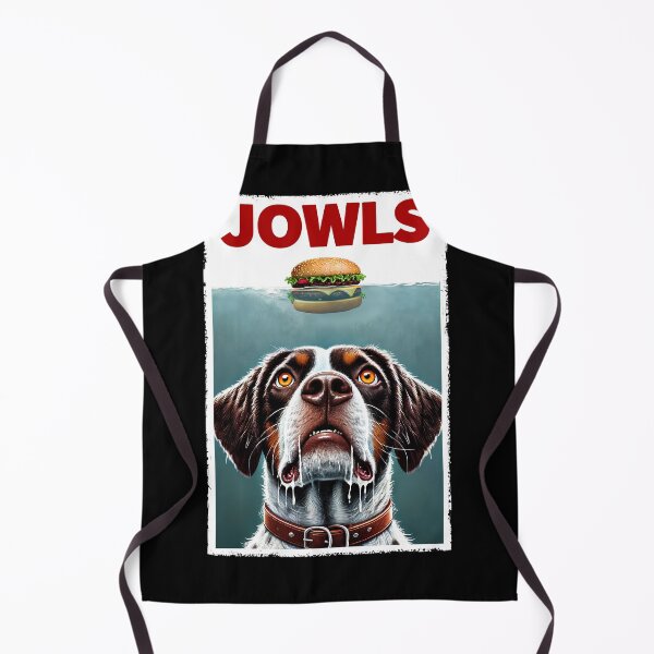 Item preview, Funny Small Munsterlander Pointer and Hamburger Parody Jowls Dog Lover designed and sold by Kimberley King Art King Art.