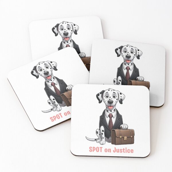 Item preview, Unique Funny Dalmatian Dog Owner - Lawyer Cartoon Gift – Whimsical Pet-Themed Artwork – Pet and Owner Humor Cartoons designed and sold by KoraTalks.