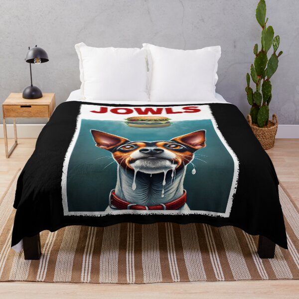 Item preview, Funny Toy Fox Terrier and Hamburger Parody Jowls Dog Lover designed and sold by Kimberley King Art King Art.