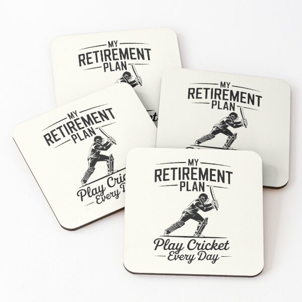 Item preview, My Retirement Plan: Play Cricket Every Day – Fun Cricket Design for Seniors designed and sold by Jollys-ArtShop.
