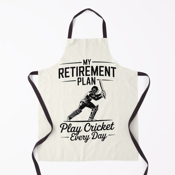Item preview, My Retirement Plan: Play Cricket Every Day – Fun Cricket Design for Seniors designed and sold by Jollys-ArtShop.