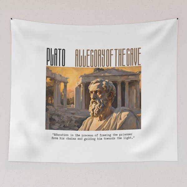 Item preview, Education in 'Allegory of the cave', by Plato designed and sold by Filologica.