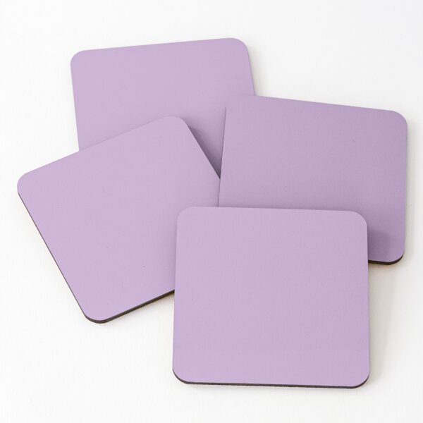 Crocus Petal 15-3520 TCX | Pantone | Color Trends | New York and London | Fall Winter 2018 | Solid Color | Fashion Colors | Coasters (Set of 4)