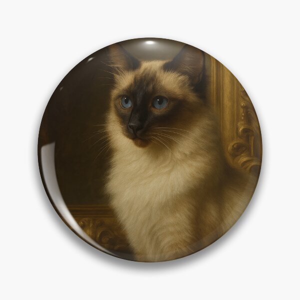 Item preview, Regal Reflections - A Balinese in the Salon designed and sold by LesChatsArt.