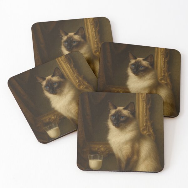 Item preview, Regal Reflections - A Balinese in the Salon designed and sold by LesChatsArt.