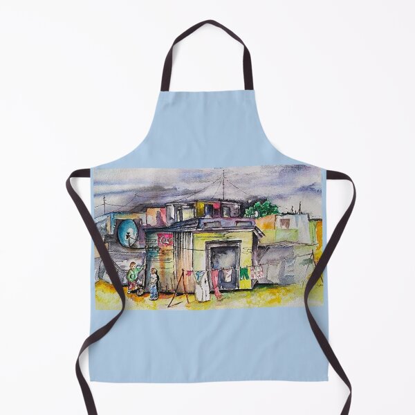 Item preview, Watercolour Township Scene designed and sold by catherine calder.