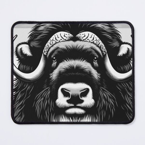 Item preview, Blackwhite musk ox designed and sold by Dogandesighn.