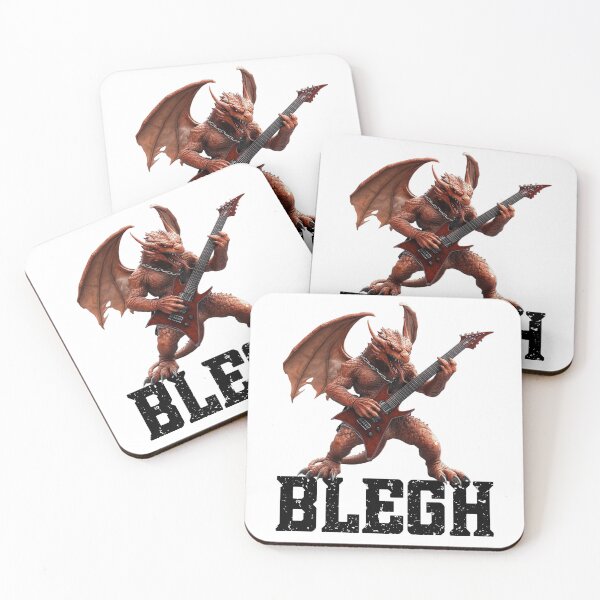 Item preview, Heavy Metal Dragon Blegh designed and sold by RockFireMerch.