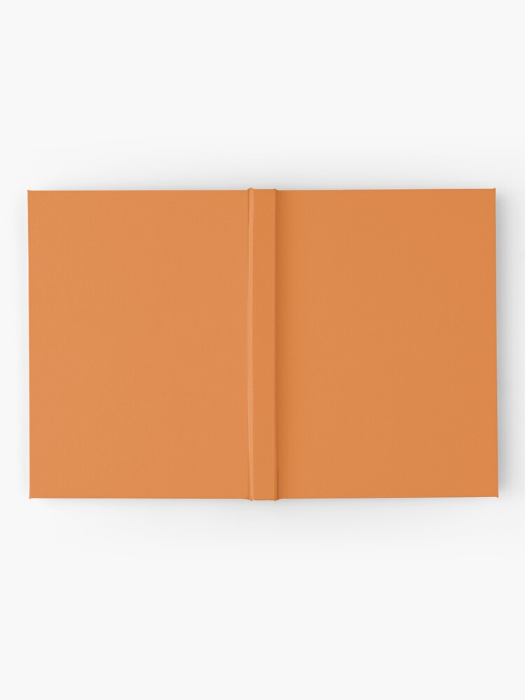 Russet Orange 16 1255 Tcx Pantone Color Trends New York And London Fall Winter 18 Solid Color Fashion Colors Hardcover Journal By Eclecticatheart Redbubble