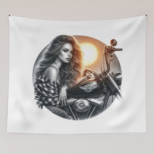 Item preview, "Biker Rebels: The Feminine Elegance" designed and sold by CHRIST5000.